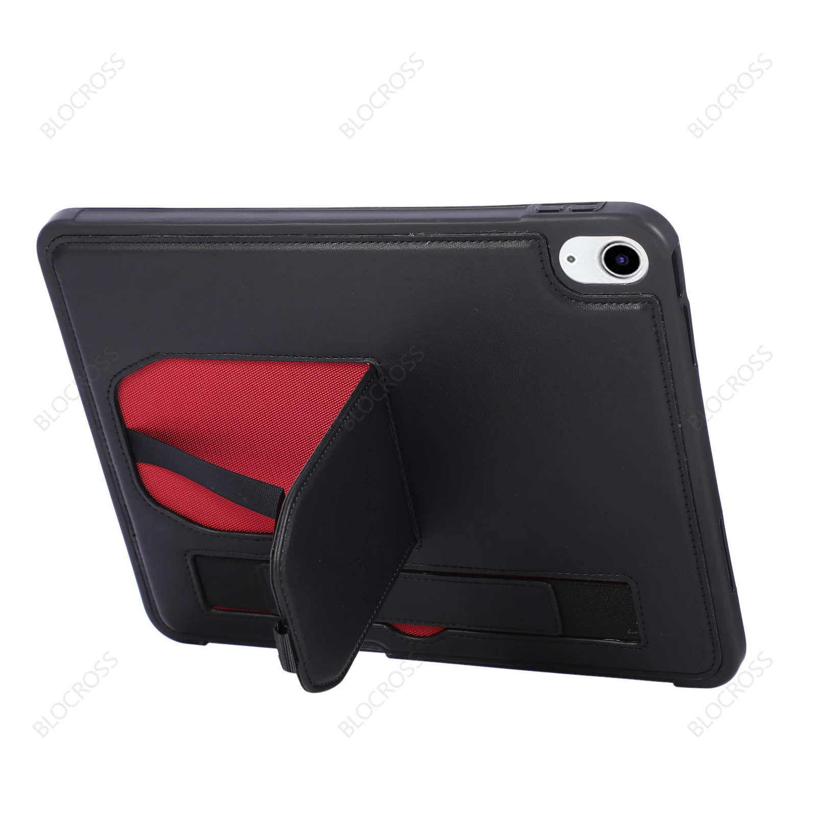 Premium Leather Tablet Case with Wrist Band and Stand Cover