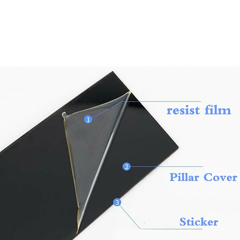 6Pcs Car Pillar Posts for VW Passat 2011 2012 2013 2014 2015 2016 2017 2018 Door Window Trim Stickers Decoration Acc