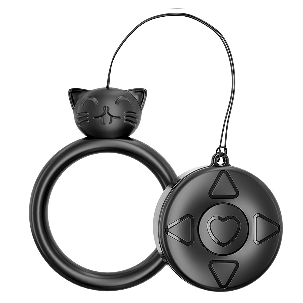 Mobile Phone Fingertip Remote Control Bluetooth-compatible Page Turner Remote for Tiktok Rechargeable Selfie Camera Remote