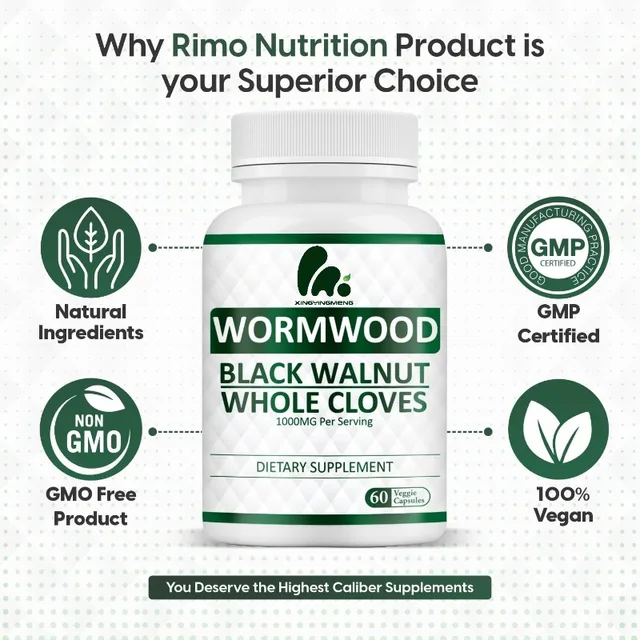 Wormwood Black Walnut Lilac Capsules