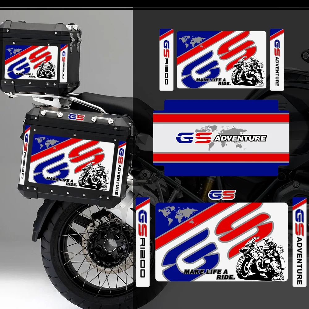 

Motorcycle Stickers Decal Trunk Luggage For BMW R1200GS R 1200 R1200 GS ADV GSA Aluminium Side Cases Adventure