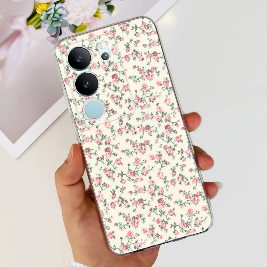 Stylish Painted Clear Silicone Soft TPU Phone Case