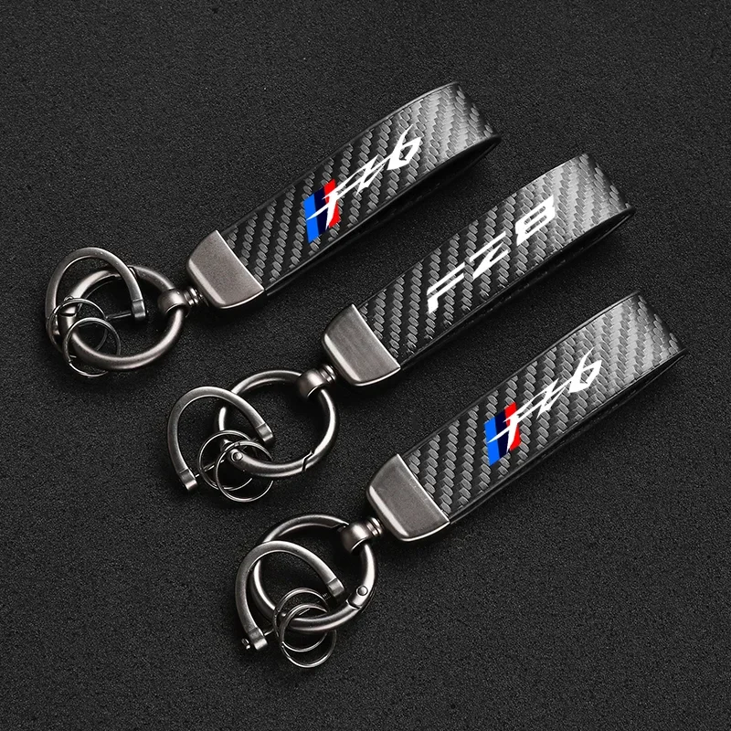 

Leather Motorcycle KeyChain High-Grade Carbon Fiber For YAMAHA FZ1 FZ6 FZ8 FAZER FZR400RR FZ-09 FZ-07 FZ6R FZ6S FZ6N