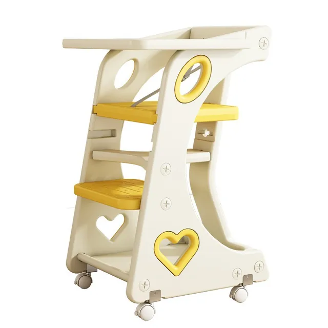Baby Eating Chair Children Dining Chair Baby Highchair Adjustable Height Multi function Growing Chair Toddler Feeding Seat 5