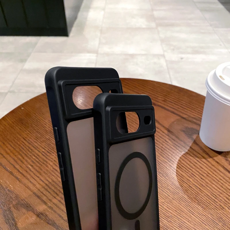 Magsafe Magnetic Wireless Luxury Matte Phone Case with Bumper Back Cover