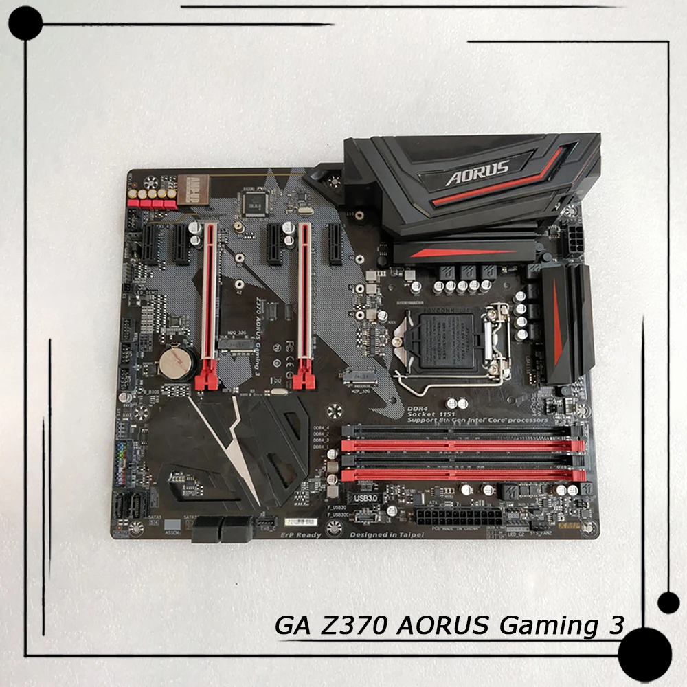 For Gigabyte LGA 1151 DDR4 64GB PCI-E 3.0 ATX Desktop Motherboard GA Z370 AORUS Gaming 3