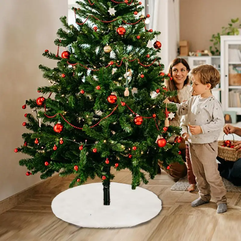 

Christmas Tree Skirt Soft Anti-Slip Sequin Snowflake Christmas White Tree Skirt Decoration 60cm Hot Silver Snowflake Tree Skirt