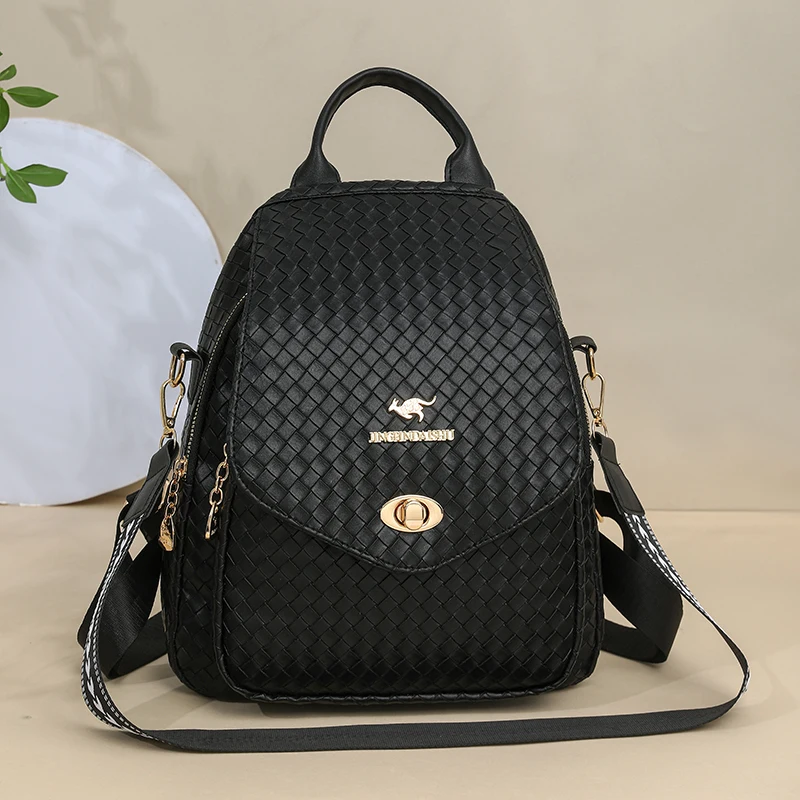 Fashion Womens Backpacks Multi Functional Shoulder Bag Multi