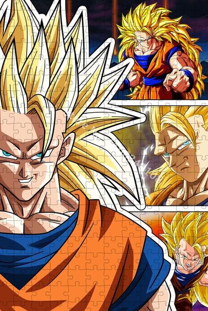 Dragon ball z super Goku saiyajin 3 cute desenho infantil anime