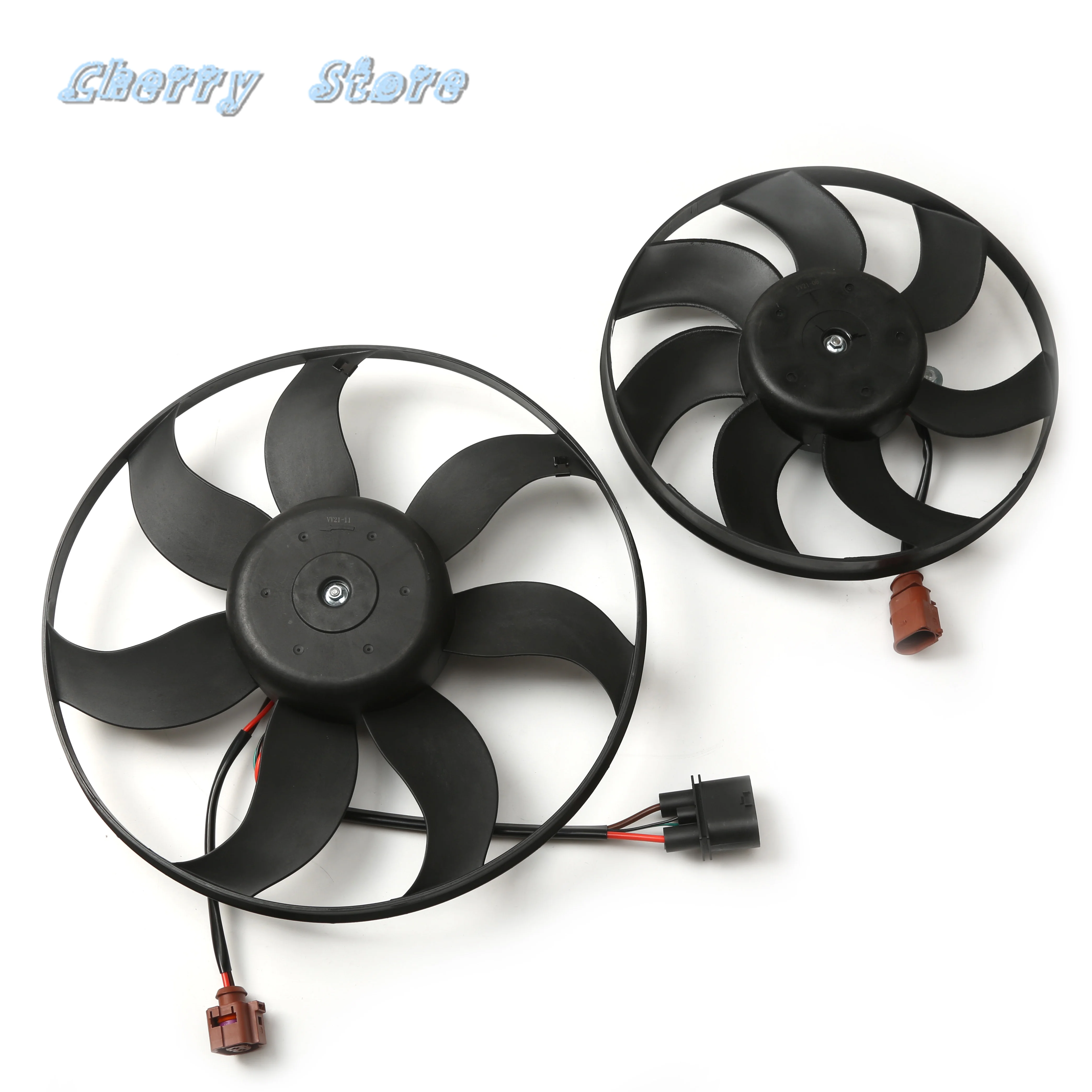 

Car Radiator Tank Cooling Fans Set For Volkswagen Beetle Cabrio 2013-2019 Golf Passat 2013-2022 Jetta CEF73347AS 1KM959455G