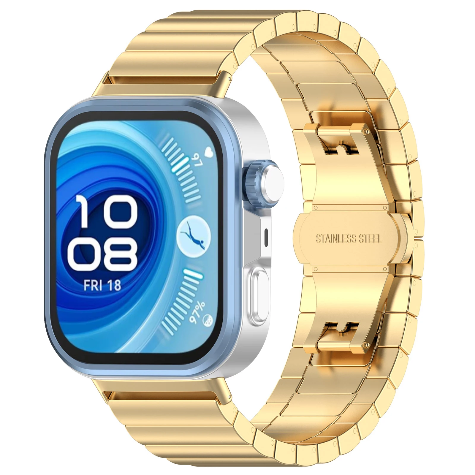 Strap For Huawei Watch Fit 4 Pro Smartwatch Accessories metal Stainless Steel wrist Correa bracelet Huawei fit 4/3/4Pro Band