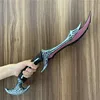 Halloween Cosplay Anti Mage Scythe of Vyse Elf Weapon 1:1 Beast Sickle Movie Game Anime Cos Role Play Gift Safety PU 50cm 2