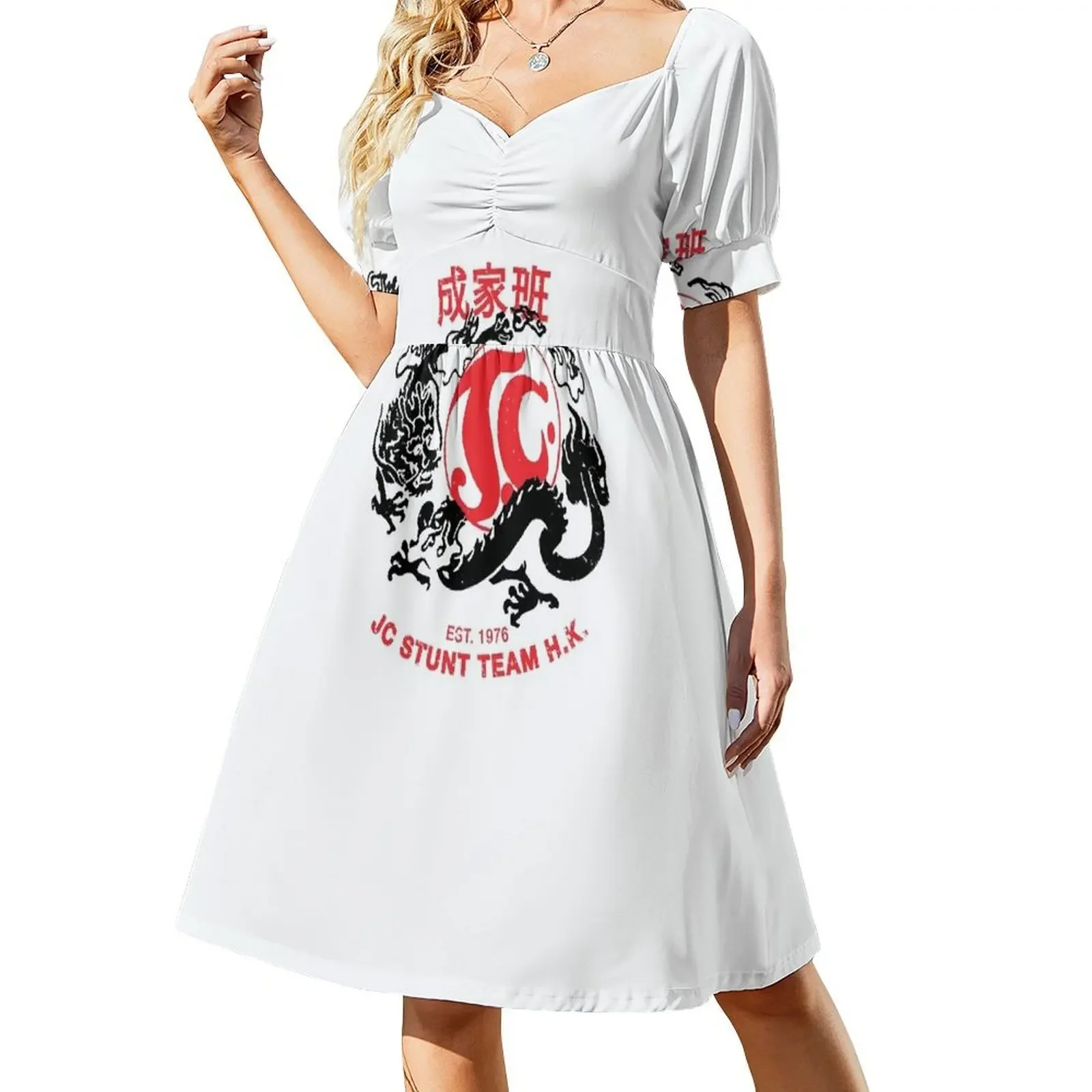 1976 Jackie Stunt Team Logo camiseta clásica vestido sin mangas vestidos de mujer vestidos de lujo para mujer vestido