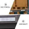 30 PCS White Board Sign Card Label Holder Data Portable Metallic Line 76x25mm Practical Compact Channel Magnetic Premium Man 5