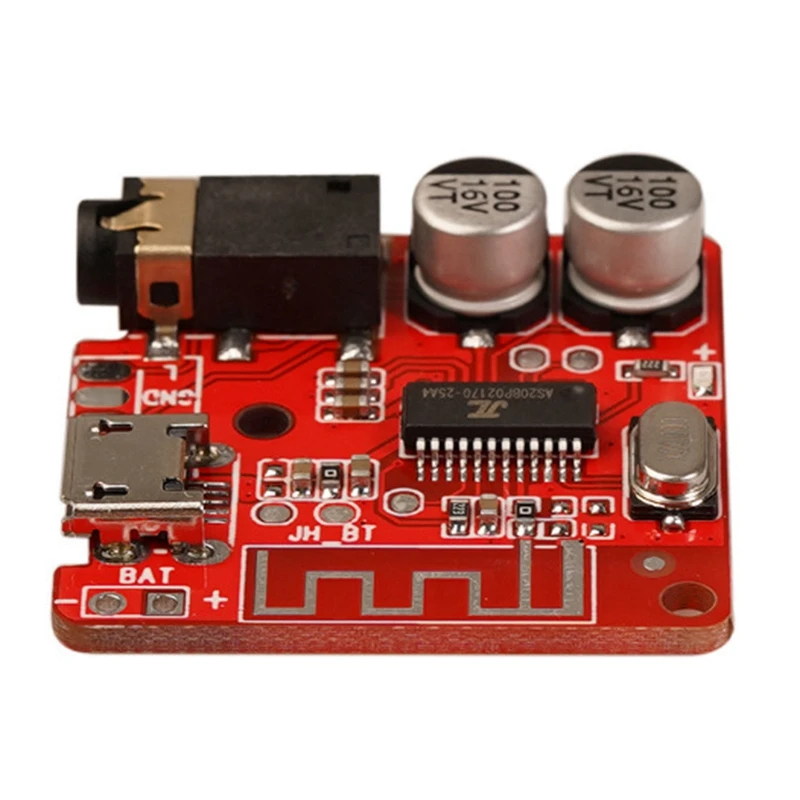 DIY 블루투스 오디오 리시버 보드, 블루투스 5.0 MP3 무손실 디코더 보드, 무선 스테레오 음악 모듈, 3.7-5V
