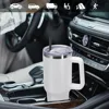 1200ML Metal Vacuum Insulated Cup Stainless Steel Portable Water Cup Refrigerated Vacuum Insulated Straw Leak-proof Lid 6