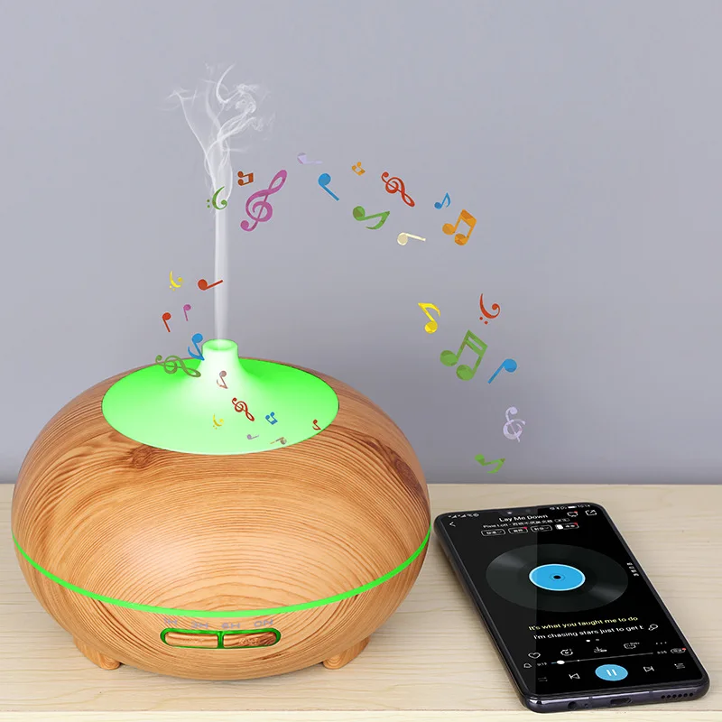 

Увлажнитель-аромадиффузор под дерево, 500 мл, Bluetooth