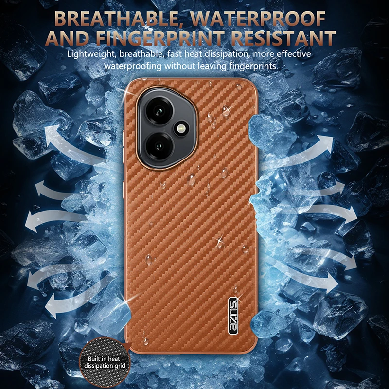 5G Fashion Shockproof Leather Phone Case with Stylish Print Design
