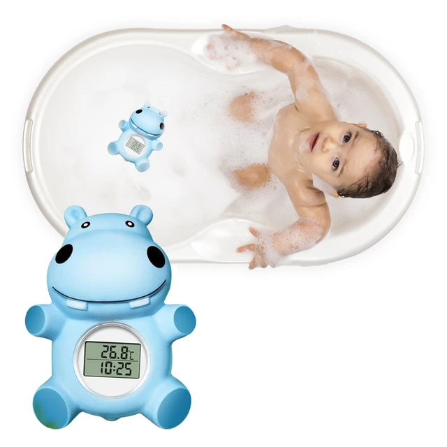 Thermomètre De Température D'eau Pour Bébé, Pour Bain De Bébé, Dessin  Animé, Avec Avertissement De Température Et Chronométrage - Jouet De Bain -  AliExpress