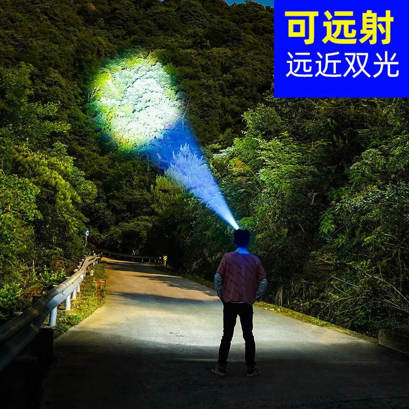 Head Flashlight Head Flashlight Super Bright Headlamp Led Sensor Light Waterproof Torch Lantern Type-c Rechargeable Outdoor Camping Fishing