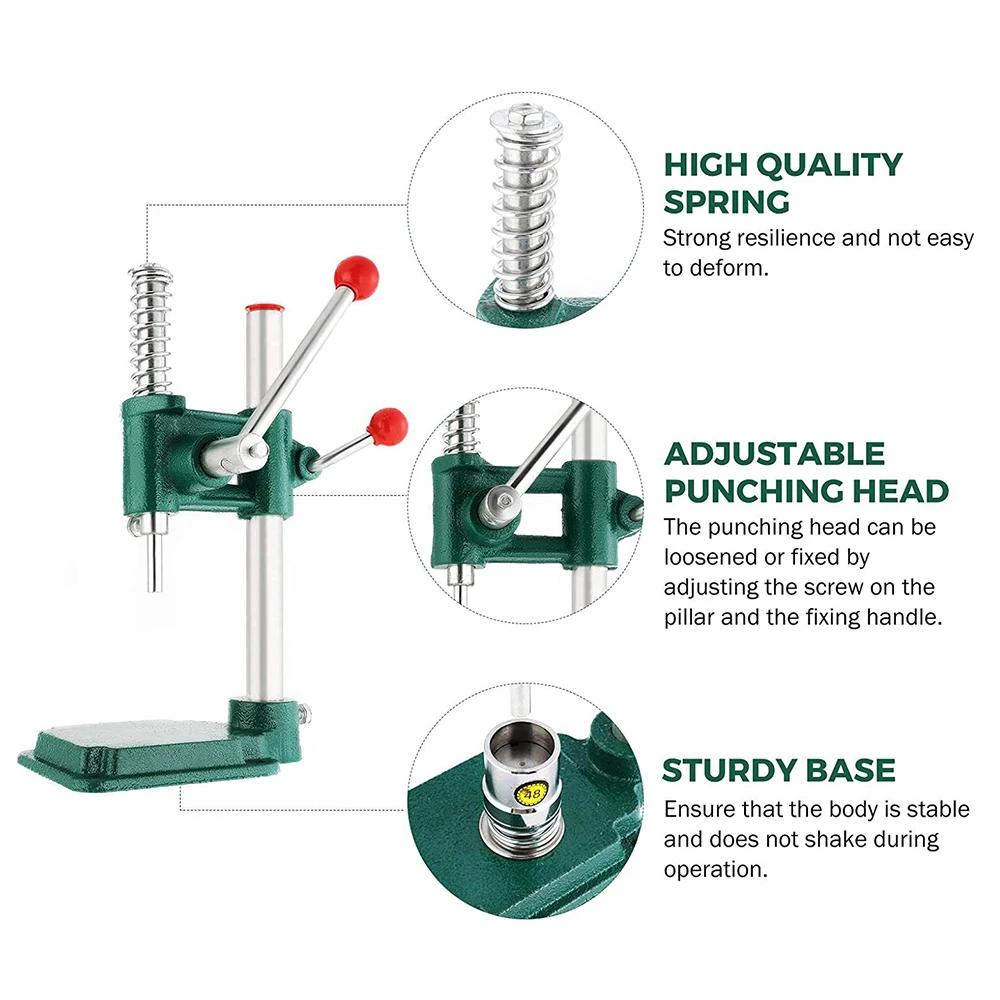 hand press bag button machine Button mold Manual fabric button machine Nail Buckling Machine circular Button mold