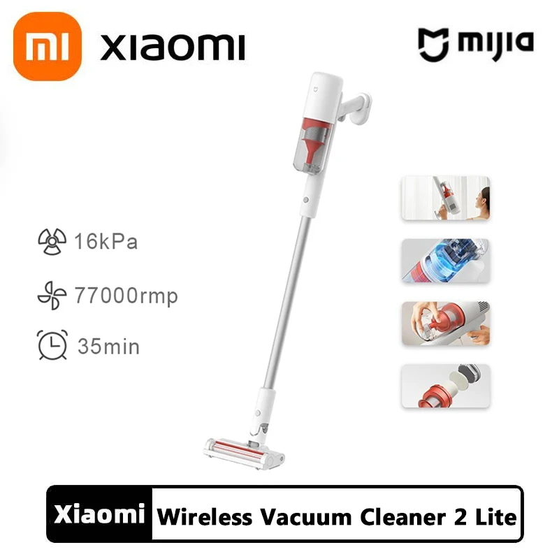 XIAOMI-MIJIA-Wireless-Vacuum-Cleaner-2-Lite-B204-Sweeping-Cleaning ...