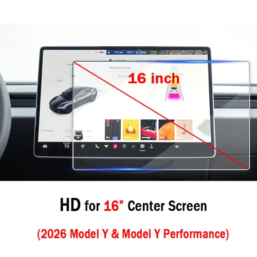 Screen Protective Tempered Glass Film for Tesla Model 3 Highland 2024 Model Y Juniper 2025 Rear Center Control Screen - Image 12