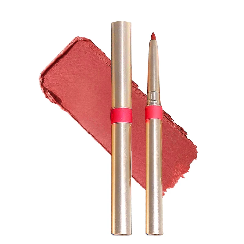 Lip Liner Pencil Waterproof Moisturizing Sexy Lip Pencil Suitable For Daily Matte Lipstick Crayon Pen Lip Contouring Cosmetic 6