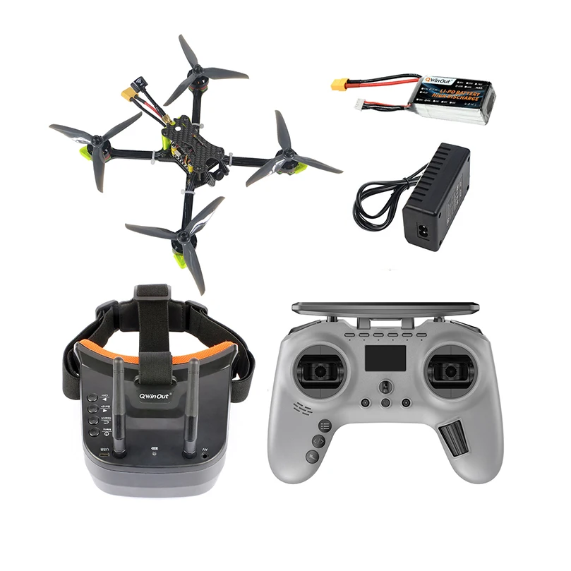 Drone Fpv De Course Rtf X220 5 Pouces, Cadre 220mm, Tpro Jp4in1, Commande Radio 2205, Moteur