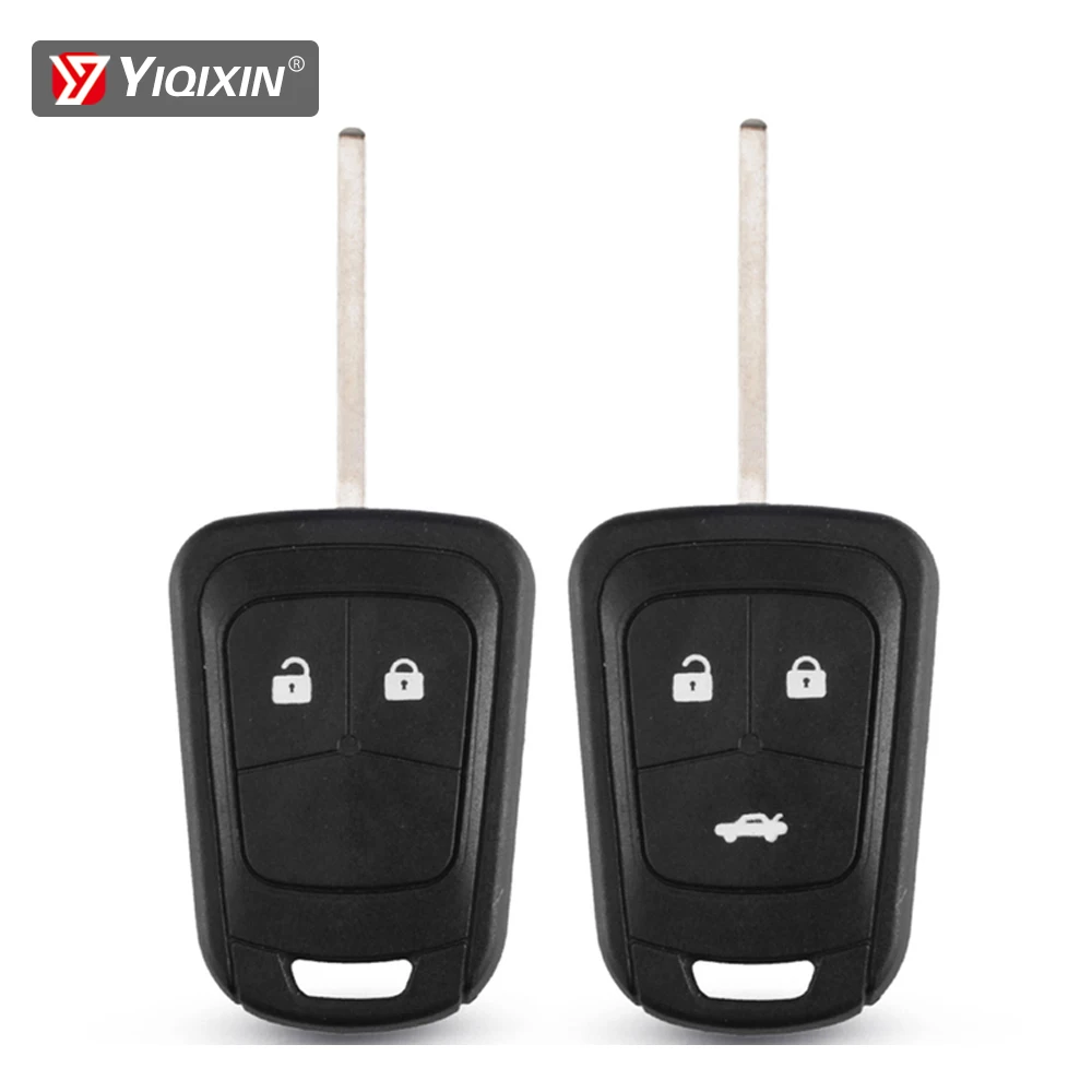 กุญแจรถระยะไกลสําหรับ Opel Vauxhall ASTRA J INSIGNIA ZAFIRA C MOKKA สําหรับ Chevrolet AVEO Cruze Camaro Sonic Malibu ไม่มีโลโก้