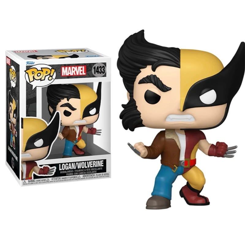 thumbnail image 1 of Figuras de acción Funko Pop Marvel, juguetes, muñecos LOGAN WOLVERINE n.° 1433, figuras de vinilo, regalo de Navidad para niños, modelo de PVC, colección genial, 1 of 5