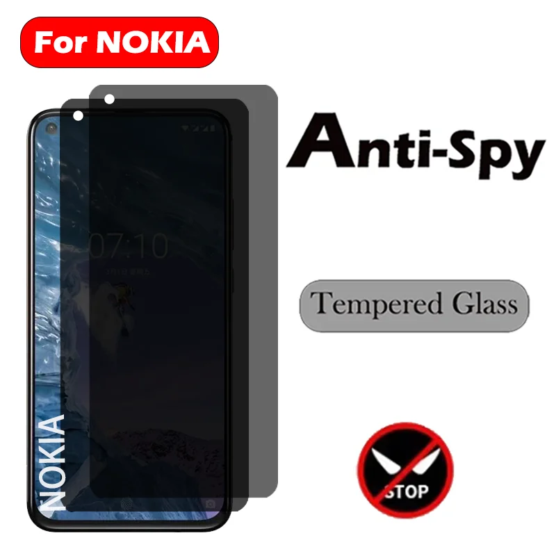 

2PC Privacy Protection Glass For Nokia G10 G20 G22 G5 4 Anti Spy Screen Protector For Nokia C22 C32 Glass