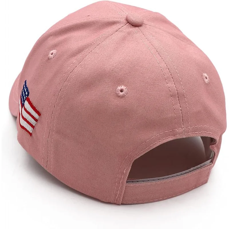Trump Embroidered Hat Bring Back American Slogan Men's and Women's Adjustable Baseball Hats