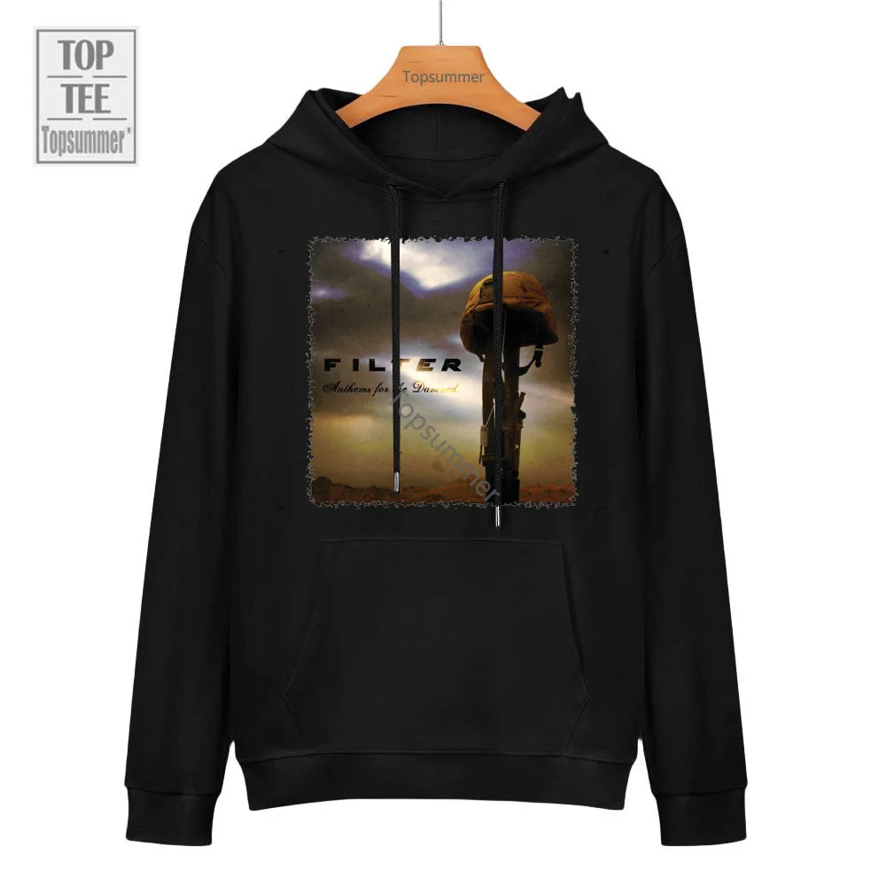 

Anthems for the Damned Album Sweatshirt Filter Tour Hoodies Men Streetwear Fashion Sweatshirts Black Clothings