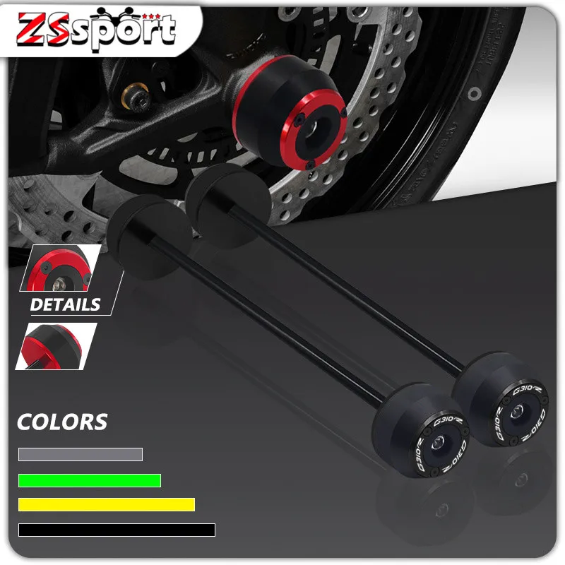 

For BMW G310R 2017-2021 2022 2023Motorcycle Accessories Front Rear Wheel Fork Slider Axle Crash Protector Cap g310 r