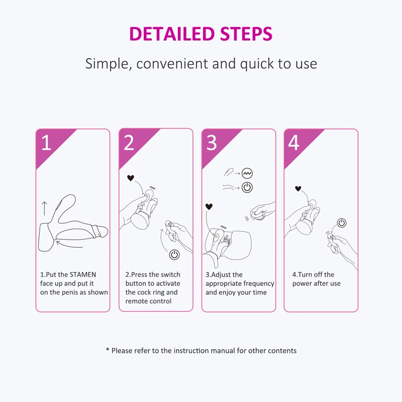Vibrating Penis Ring For Delay Ejaculation Adult Sex Toy For Men_voghion.com