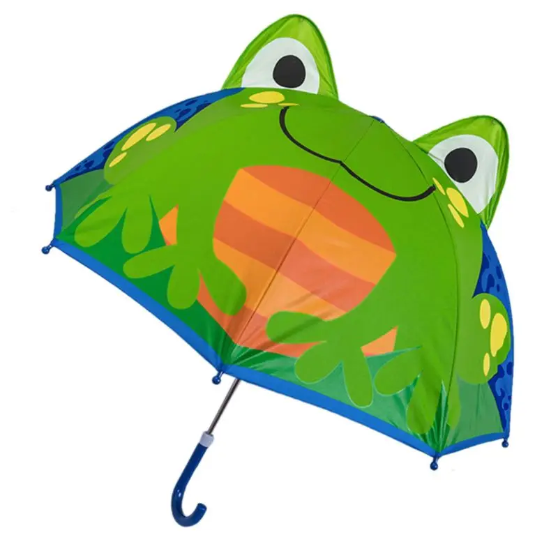 Children Umbrella Boys Girls Cartoon With Animal Ears Umbrella Custom Princess Long Handle Safe Light Portable Umbrella baby stroller accessories online	 Baby Strollers