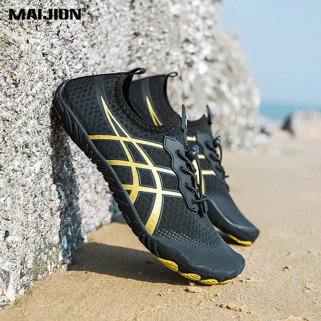 Zapatillas Transpirables de Natación para Hombre y Mujer, Escarpines de  Playa Unisex de Secado Rápido, el Agua y Exteriores - AliExpress