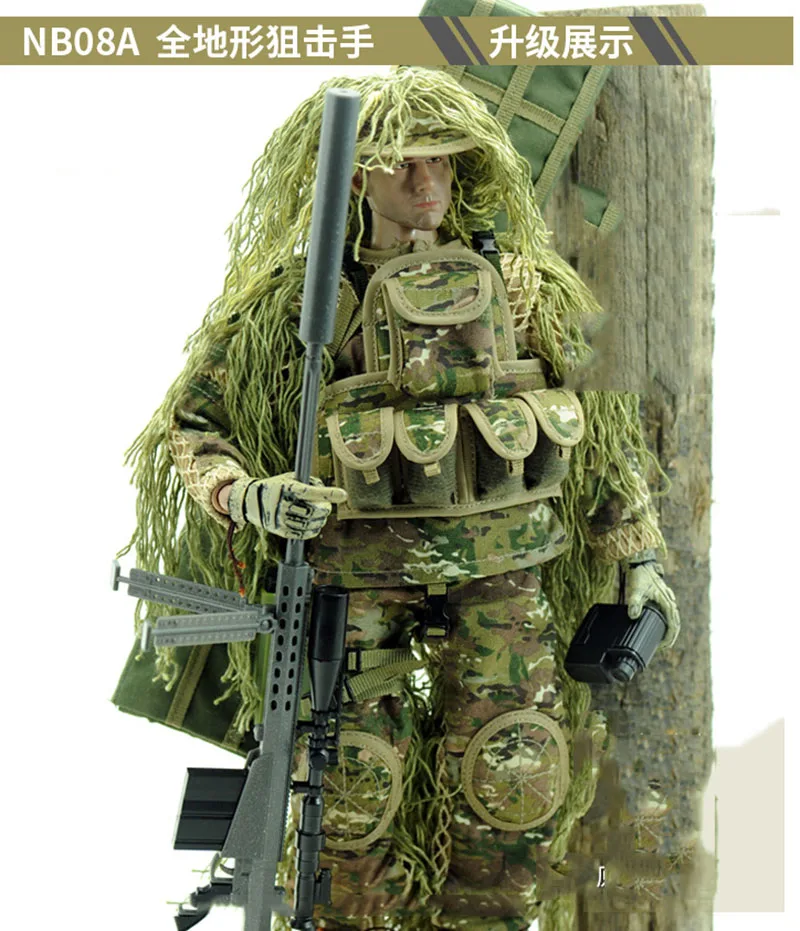 ドラゴンスナイパーアクションフィギュア,1/6スケールモデル,軍
