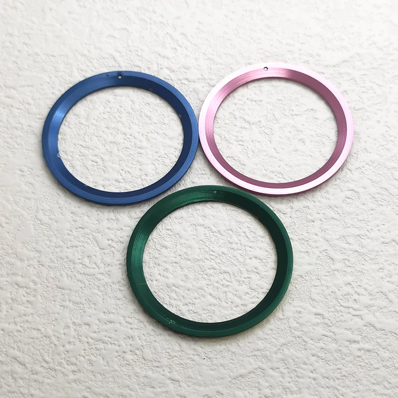 Aluminum Sloped Bezel Insert for Diver's Style Mechanical Watch Repair