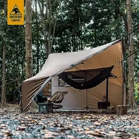 Hot Tent Large Spacious Hammock Shelter Windproof Waterproof Snow Skirt 4 Person Camping Bushcraft Kit Transportable 380cm * 2