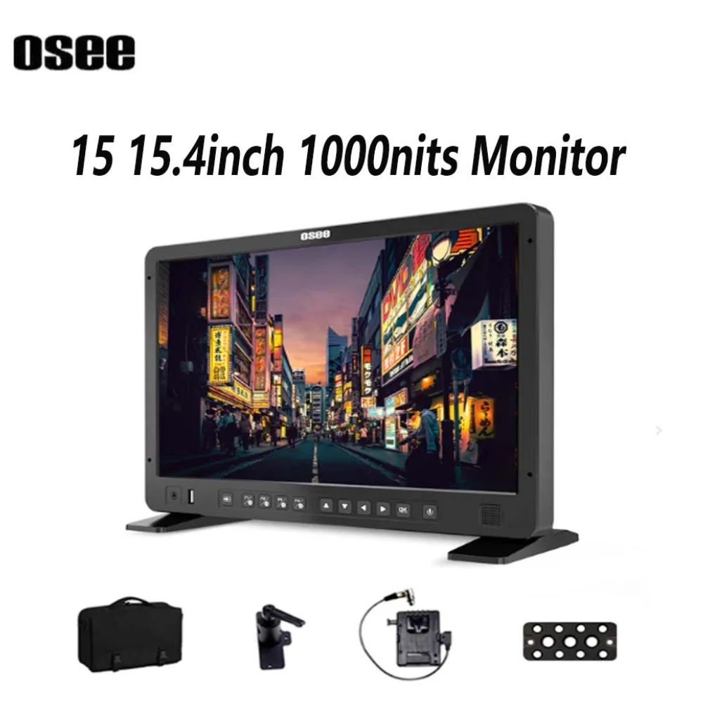 Osee Megamon 15 Monitor 15.4 Pollici Colore Regolabile 10Bit 1000Nits Hdr Display Field Studio Kit Monitor Di Produzione