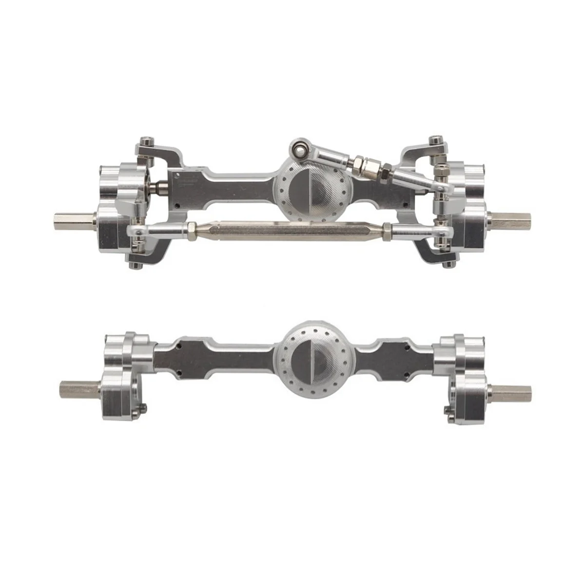 

MN99S CNC Full Metal Front and Rear Portal Axle for MN D90 D91 D99 D99S MN99S MN98 MN90 1/12 RC Car Upgrades Parts,2