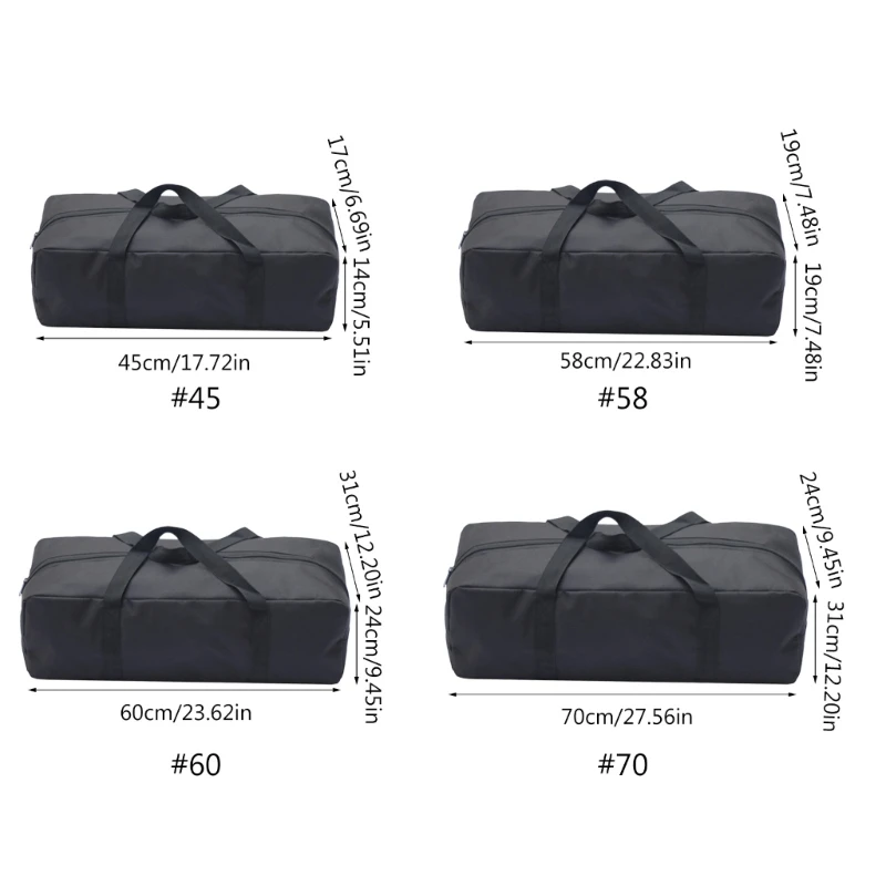 Large Capacity Luggage Bag with Handles Waterproof Tent Poles Storage Bag tent pole bag compression sack carry bag