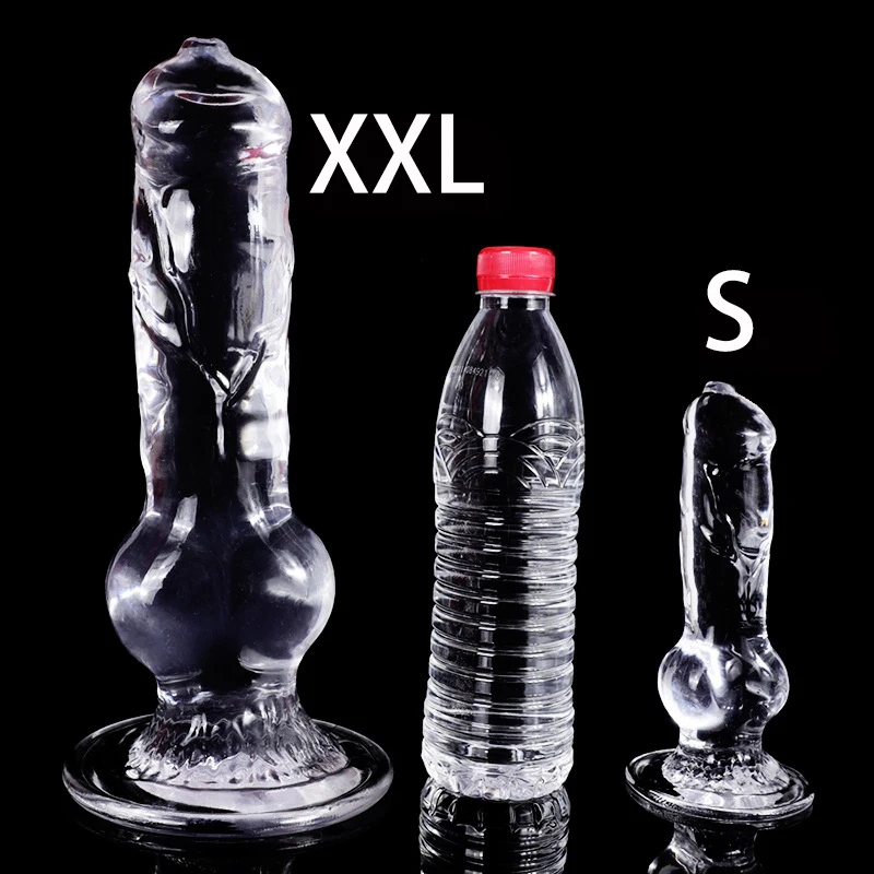 Soft Jelly Dildo Realistic Animal Penis Suction Cup Big Dog Dick Anal Plug Adults Female Masturbator Lesbian Sex Toys sex toys
