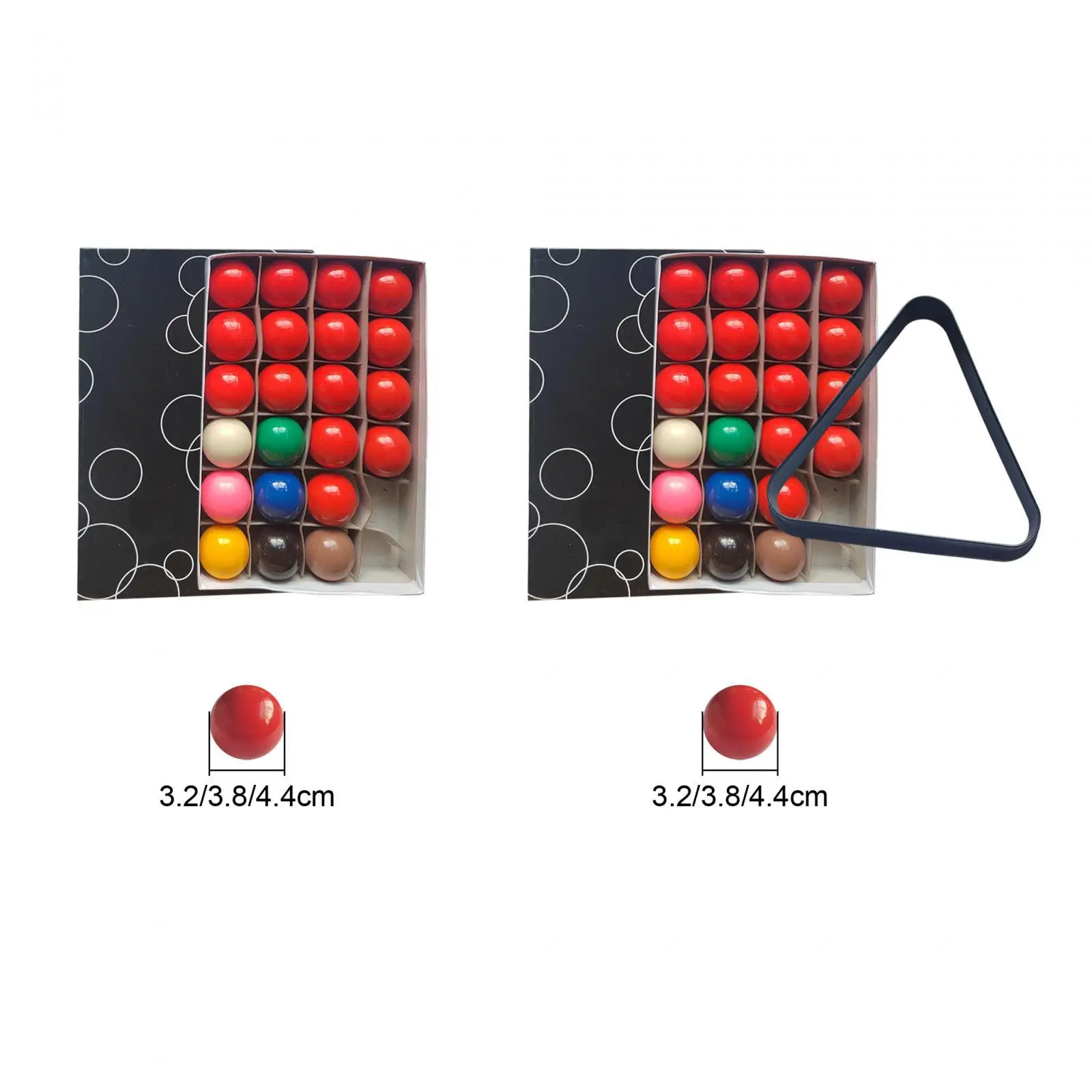 22x Mini Billiards Snooker Balls Set Pool Table Accessories Toys Kids Pool Ball