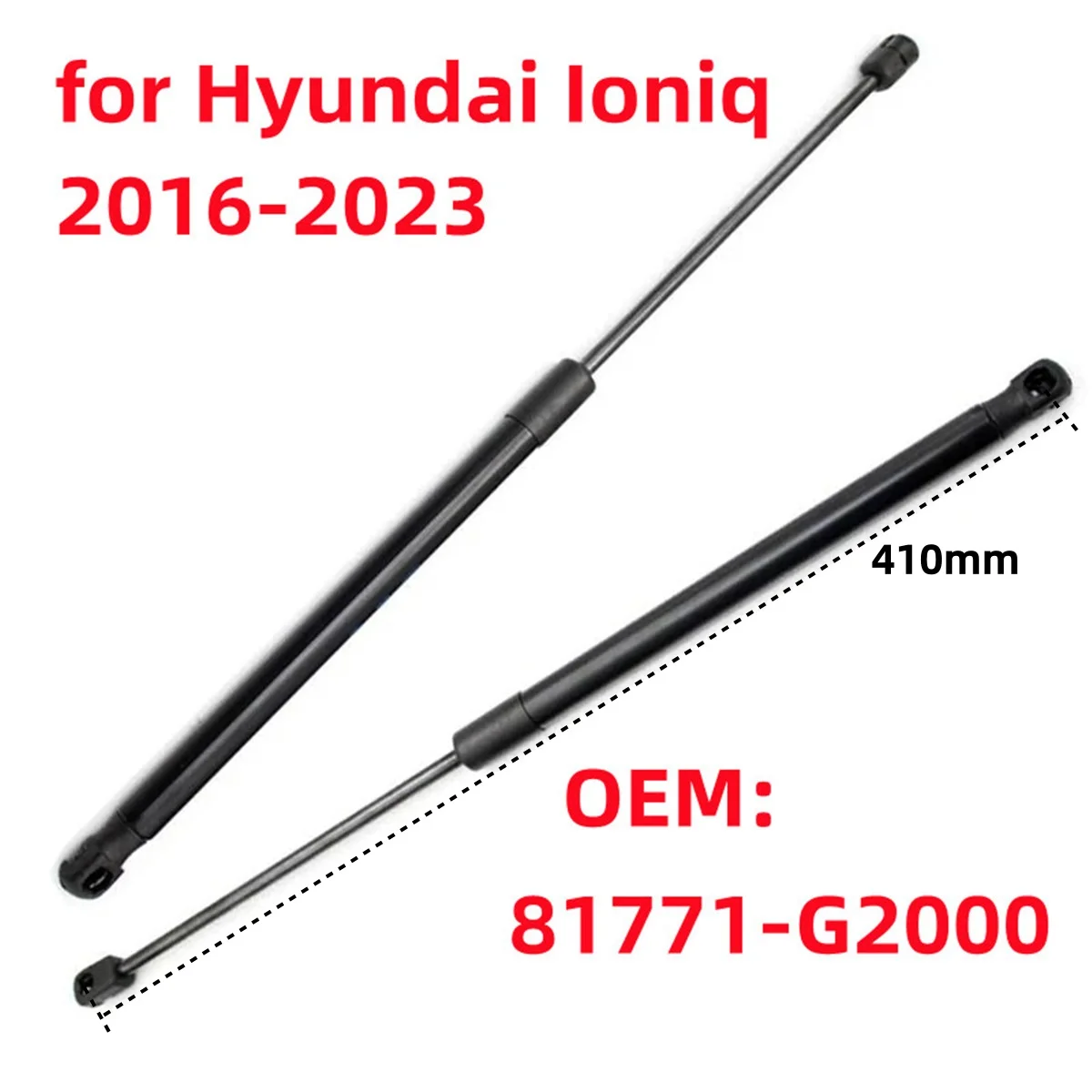 2Pcs 81771-G2000 Auto Hinten Stamm Boot Heckklappe Gas Streben Lift Unterstützung Stangen für Hyundai Ioniq 2016-2023