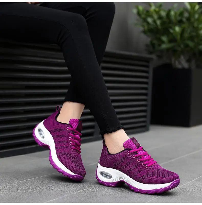 2023 spring casual shoes Korean version student thick sole sports shoes women's shoes sponge cake air cushion shoes women