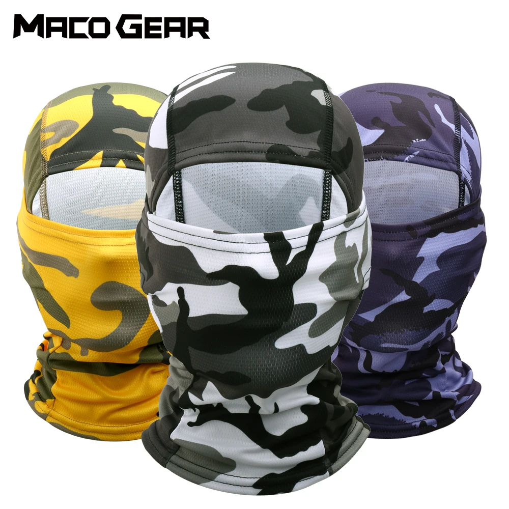 Tactical Balaclava Military Full Face Scarf Mask Hiking Airsoft ...