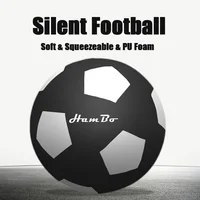 Silent Football Size 3#/5#/7# Indoor Silent Foam Soccer Ball Mute Bouncing Ball Silent Basketball Ball Silent Ball Gift for Boys